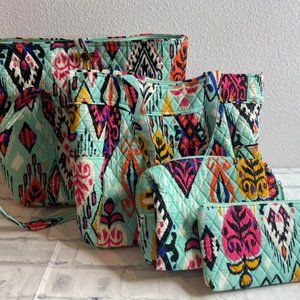 VERA BRADLEY 4 PC PURSE/BAG SET